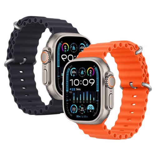 匠戴适用iwatch11 ultra3/2海洋表带iwatch9苹果S10手表S9氟橡胶10高级S8男watchs8运动SE女S7智能腕带49新款