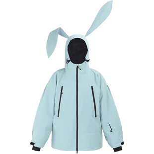 gsousnow滑雪服童装男女款兔耳朵帽子下摆防风裙防水耐磨透气保暖