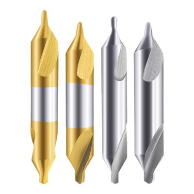 中心钻全磨螺旋槽双头定点钻M35含钴高速钢定位钻不锈钢用打点钻