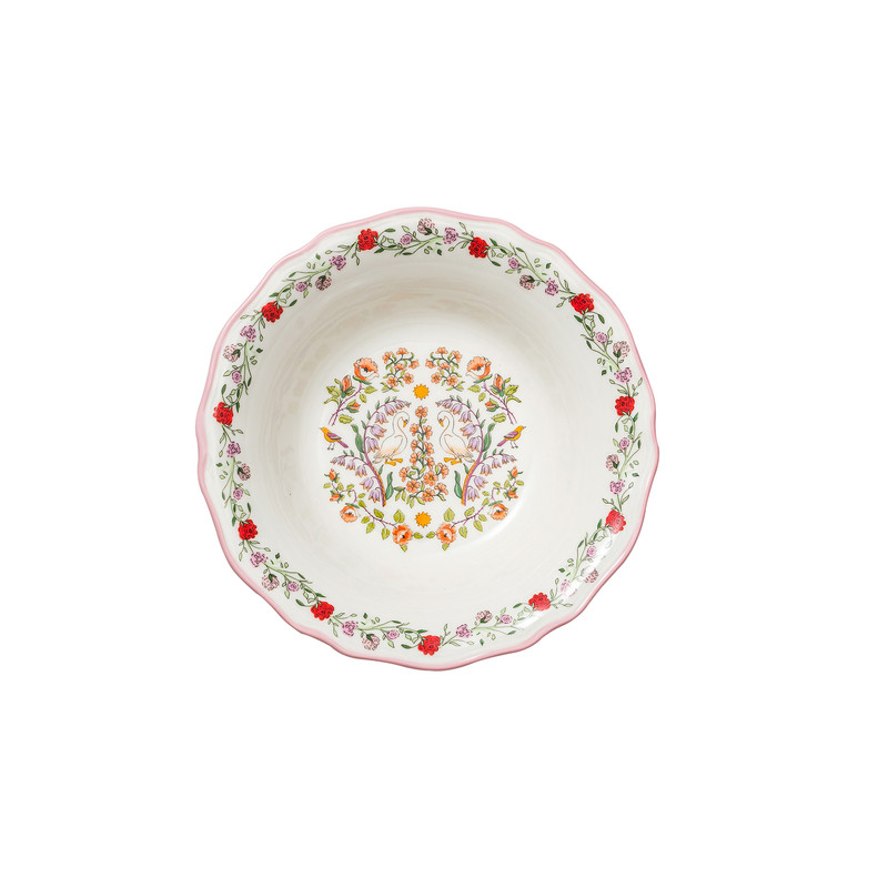 英国Cathkidston骨瓷樱桃草莓盘