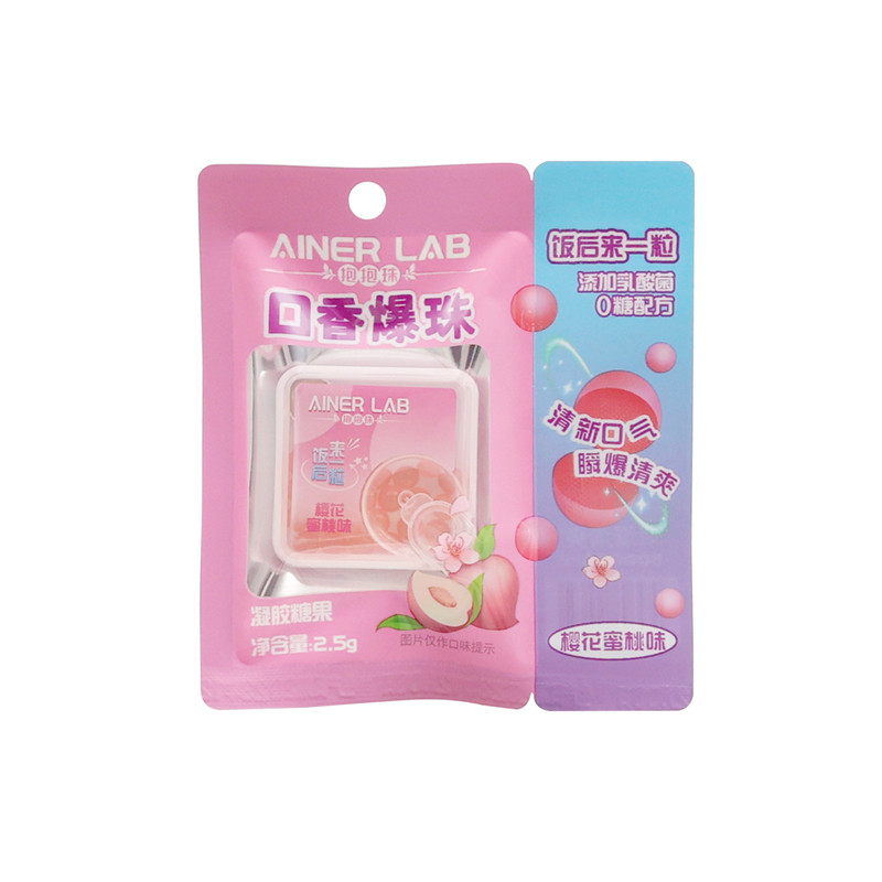 网红口香爆珠糖果清新凉爽薄荷味无糖香口丸男生女生约会社交留香