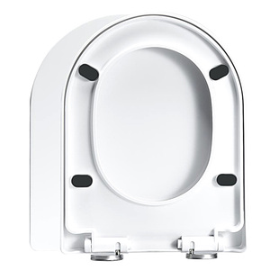 坐便盖马桶盖老式卡扣通用家用加厚u型v型盖子坐便器盖板方形缓降