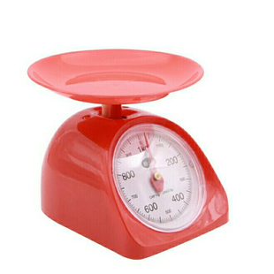 三年级学生千克秤厨房称托盘秤小克称家用5KG烘焙秤弹簧天平台秤