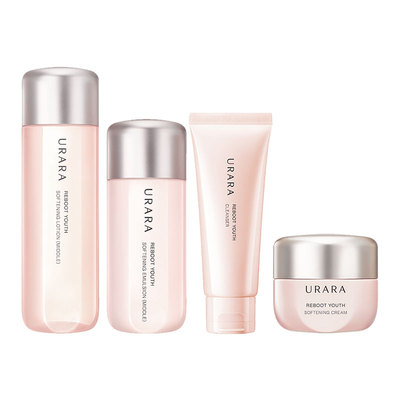 URARA/悠莱初颜水乳霜洁面套装