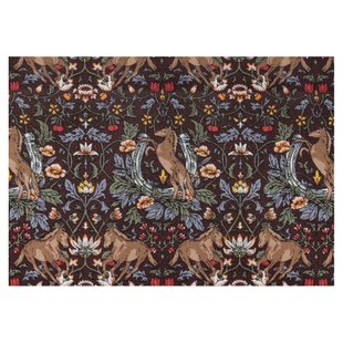 日本进口cosmo20支纯棉面料手工柔软家居布艺舒适服装布锦簇骏马