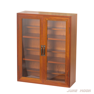 泡泡玛特收纳盒手办盲盒娃娃展示架子Molly模型popmart带盖防尘柜