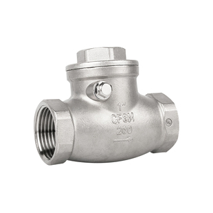 304/201不锈钢内螺纹卧式止回阀逆止阀单向阀4分dn15dn20