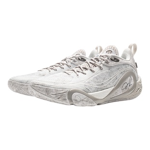 李宁拉塞尔一代DLO1䨻科技轻量透气防滑实战低帮篮球鞋ABPV009