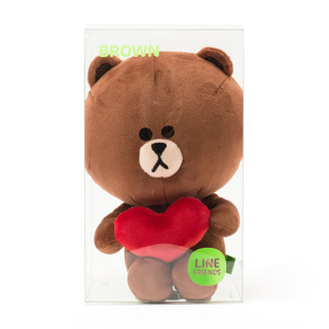 韩国正品line friends正版布朗熊可妮兔玩偶娃娃盒装情侣毛绒公仔