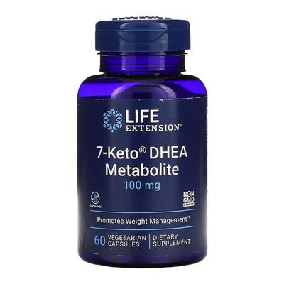 香港直发life extension7 Keto脱氢表雄酮素食胶囊60粒