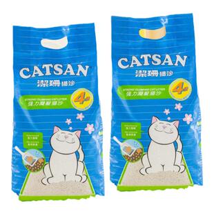 CATSAN洁珊猫砂9L除臭吸水快速结团猫咪超强力凝聚除臭