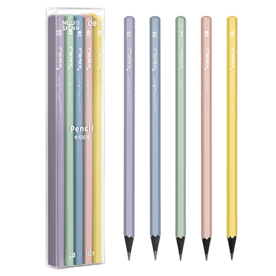 得力纽赛书写铅笔HB/2B安全无毒