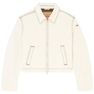 [折扣]DIESEL女士衬衫领巴恩工装风格牛仔夹克外套A134300GRDQ