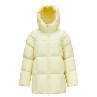 轻松|森马羽绒服女冬中长款90绒子厚款三防龟背插肩2025新款外套