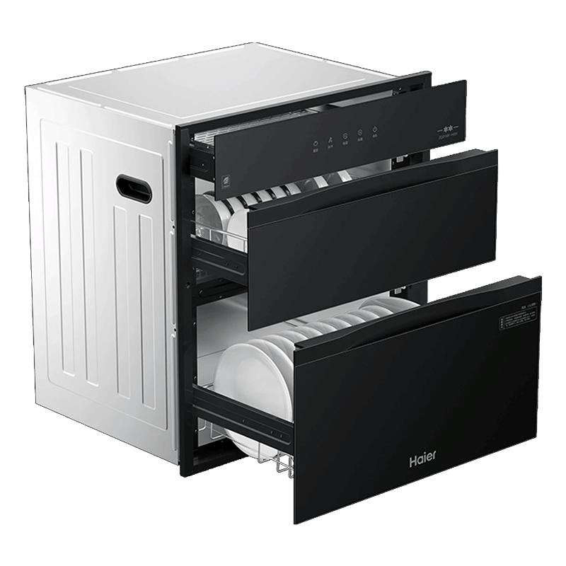 海尔EB031 消毒柜家用小型嵌入式餐具筷碗厨房烘干一体110L大容量