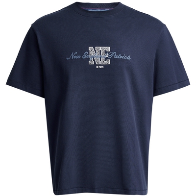 SEASON HIGH春季NFL联名男装T恤圆领短袖尚舒适纯棉宽松刺绣上衣