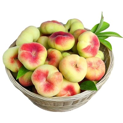 毛蟠桃新鲜应当季现摘现发蟠桃子扁桃5斤水果鲜脆甜蟠桃子包邮