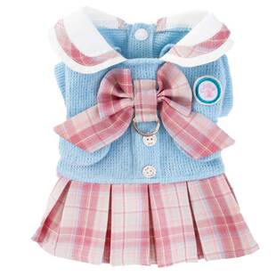 JK公主裙子小狗狗衣服秋装泰迪比熊博美雪纳瑞小型幼犬宠物秋冬季