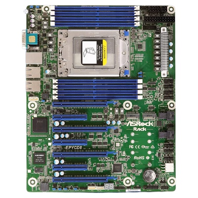 华擎/永擎 EPYCD8单路服务器SP3主板支持AMD霄龙EPYC7001/7002CPU