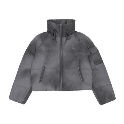 MLB官方 KARINA同款晕染短款防泼水保暖羽绒服冬季新款DJB03