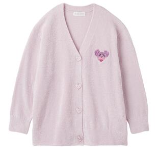 SNIDEL HOME春夏款芝麻街联名长袖针织开衫上衣SHNT241108