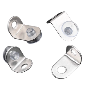 不锈钢玻璃层板托7字板托托架橱柜角码钉木板直角承重七字安装