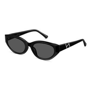 LOHO猫眼墨镜女26新款复古防紫外线偏光防晒白色框显脸小太阳镜男