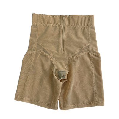 提臀塑形裤女中腰拉链收腹翘臀裤