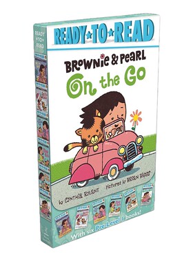 英文原版小说 Brownie Pearl On the Go 6册盒装 Ready to read分级阅读系列 儿童分级读物 英文版 进口英语原版书籍