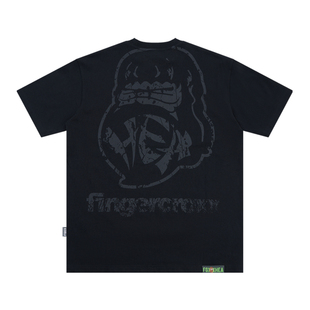 HEA x i.t fingercroxx联名国潮纯棉短袖T恤男女同款情侣百搭宽松