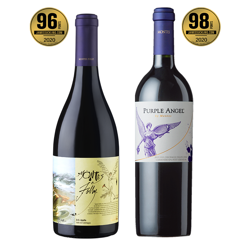 【自营】蒙特斯montes高端三剑客葡萄酒750ml单支装 富乐/紫天使