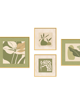 【热销新款】抽象植物客厅装饰画
