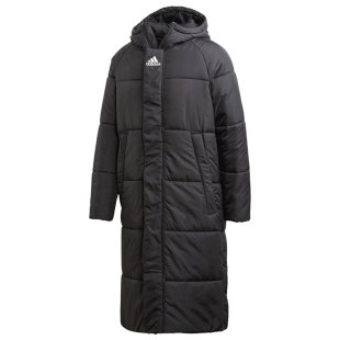 Adidas/阿迪达斯男子中长款保暖连帽户外运动棉服DZ1436 DZ1435