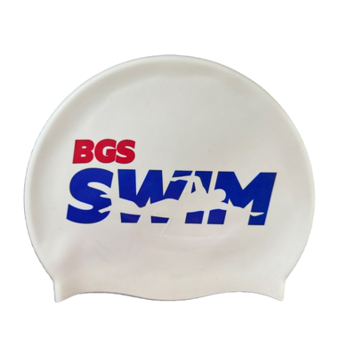 2025新品澳洲品牌俱乐部赛事限量防水纯硅胶泳帽印花男女成人通用