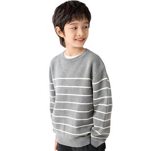 巴拉巴拉儿童针织衫男童女童套头毛衣秋冬季装新款童装中大童打底