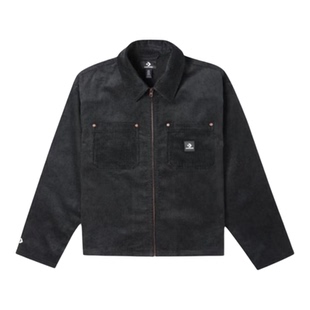 Converse匡威新品春秋中性款灯芯绒翻领拉链外套10023770-A01/A02