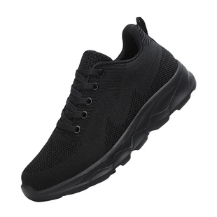 冬季品牌女鞋百搭轻便跑步运动鞋透气休闲旅游鞋黑色防滑工作鞋女