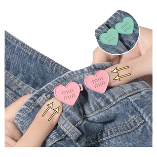 收紧牛仔裤收腰神器暗扣裤子可调节腰带女大了改小收腰隐形扣子