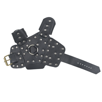 全包钢板护手弹弓射鱼打不穿手套