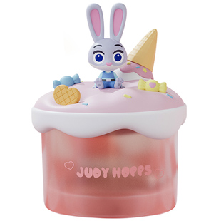 迪士尼疯狂动物城系列棉花棒棒糖车载香薰摆件汽车香水