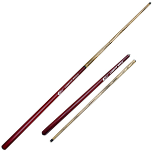 利台开球杆中式黑八专业冲球杆二分之一白蜡木炸球杆台球厅专用杆