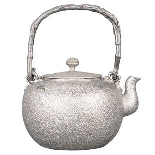 纯钛古韵茶器丸形富土钛壶高端茶器失蜡法铸造体壶家用电陶炉套装