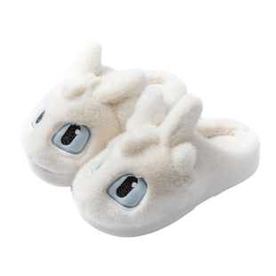 踩屎感拖鞋女款2025新款冬季室内家居厚底保暖毛绒加厚卡通拖鞋男