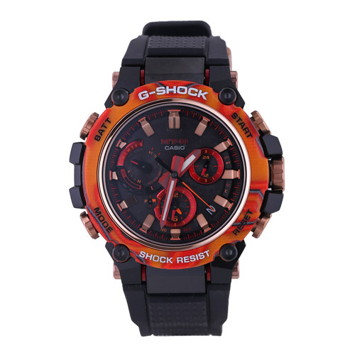 黑悟空卡西欧40周年限定 GSHOCK极光光能电波蓝牙手表男MTG-B3000