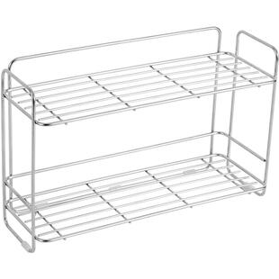 杯子收纳置物架桌面双层304不锈钢马克杯吧台咖啡杯架茶杯摆放架