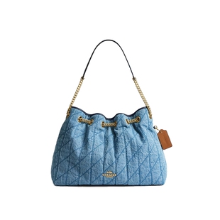 COACH/蔻驰官方 奥莱款EVELYN女士大号单肩手提包腋下包CDC02