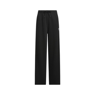 adidas阿迪达斯三叶草运动休闲宽松三条纹系带女针织长裤 KS5960