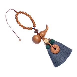 大善堂桃木葫芦汽车挂件车载新款平安男士女挂饰2026后视镜装饰品