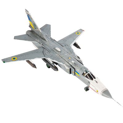 现货JC WINGS 1/72乌克兰空军SU-24MR击剑手苏24战斗飞机模型