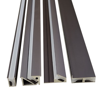 45度斜发光硅胶嵌入式明暗装灯槽